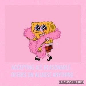 accepting all reasonable offers on almost anythin